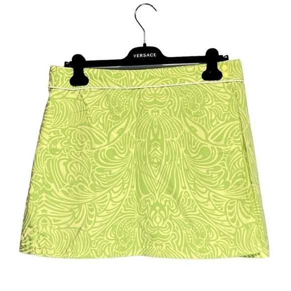 Patagonia Button Out Boardie Wrap Skirt Yellow / Green - Picture 1 of 5